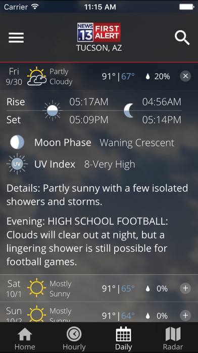 KOLD First Alert Weather screenshot 4