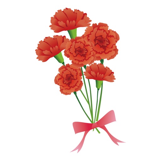 Sticker carnation