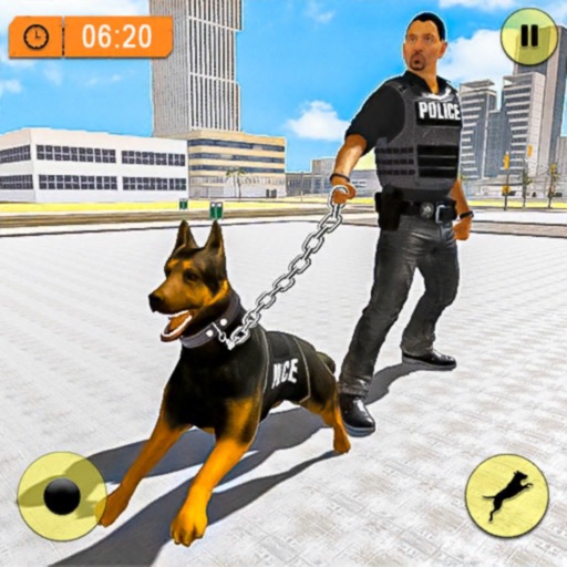 美国警察安保犬犯罪logo