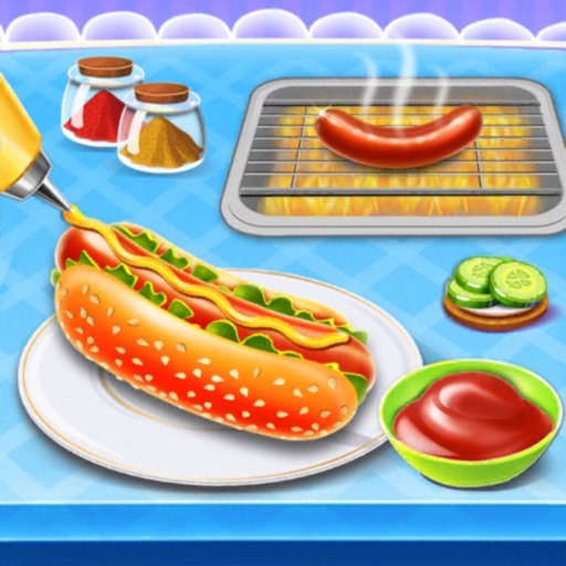 Hot Dog Burger Food Game Icon
