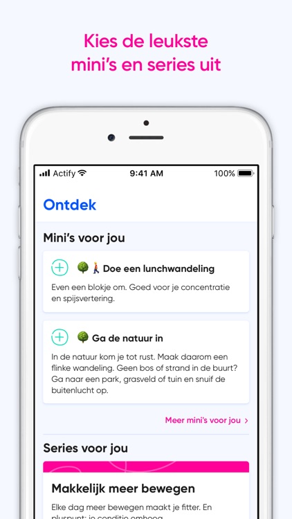Actify - Vitaliteitscoach