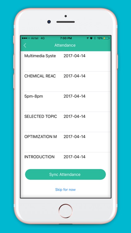 Timble Paperless Attendance