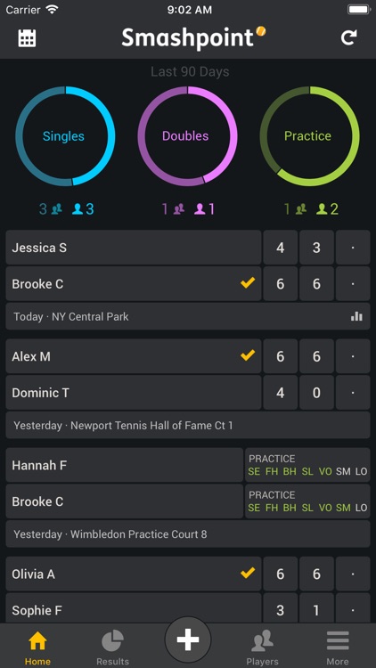 Smashpoint Tennis Tracker screenshot-0