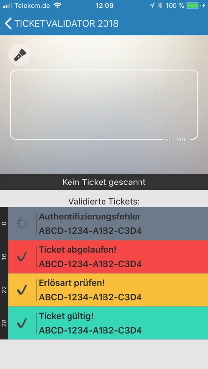 bilettix.net Ticketvalidator