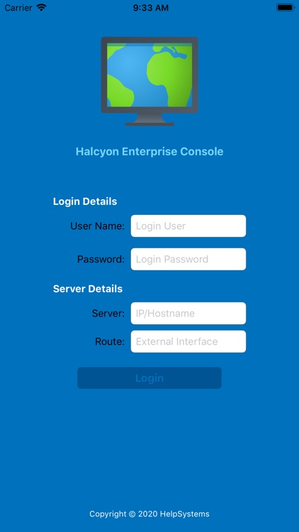 Halcyon Enterprise Console