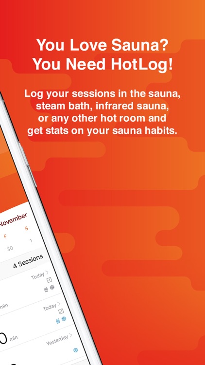 HotLog - Sauna Session Tracker