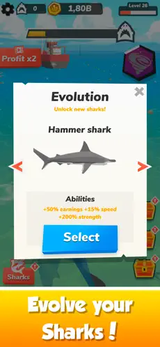 Imágen 3 Idle Shark World - Tycoon Game iphone