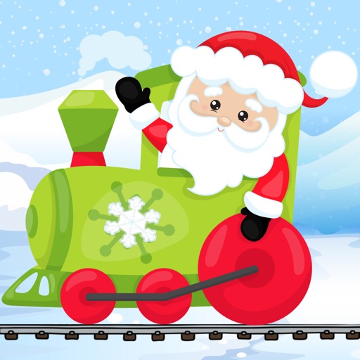 Christmas Train Snowman Games Icon