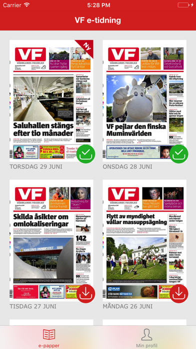 Värmlands Folkblad e-tidningのおすすめ画像1