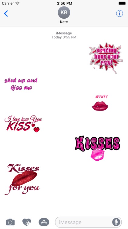 Love Kiss Gif sticker