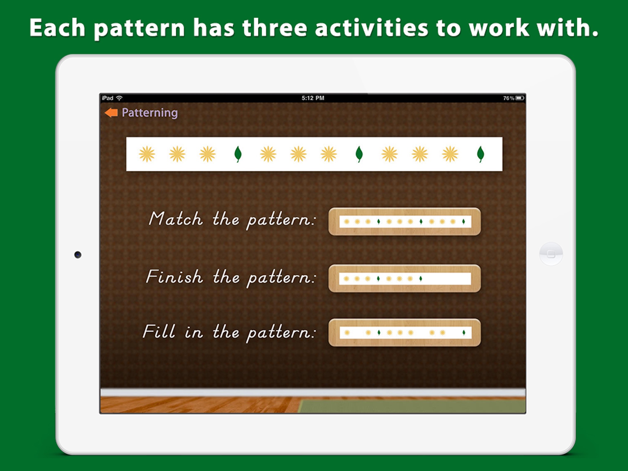 Montessori Pre-Math Patterning screenshot 2