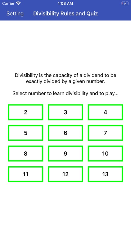 Divisibility Rules and Quiz