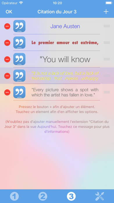 Widget Citation du Jour Widget Citation du Jour