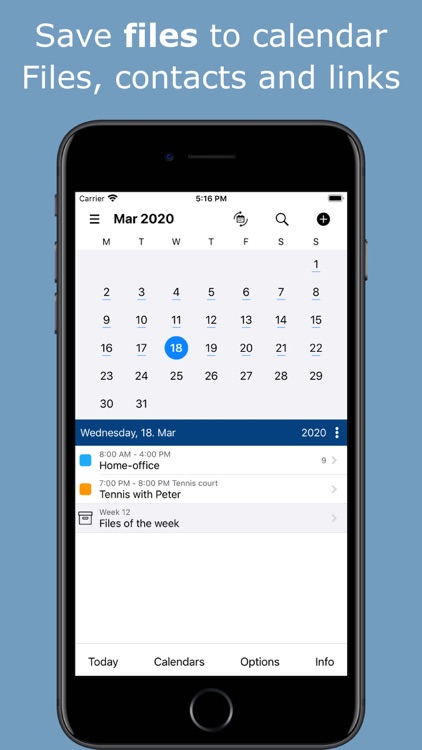 FileCalendar Lite screenshot-0