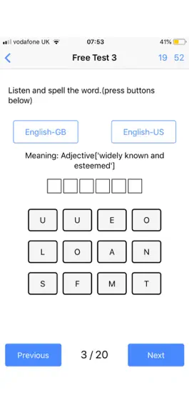 Game screenshot Spelling Test Practice Pack apk