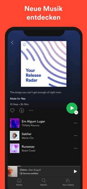 Spotify Musik Und Playlists Im App Store