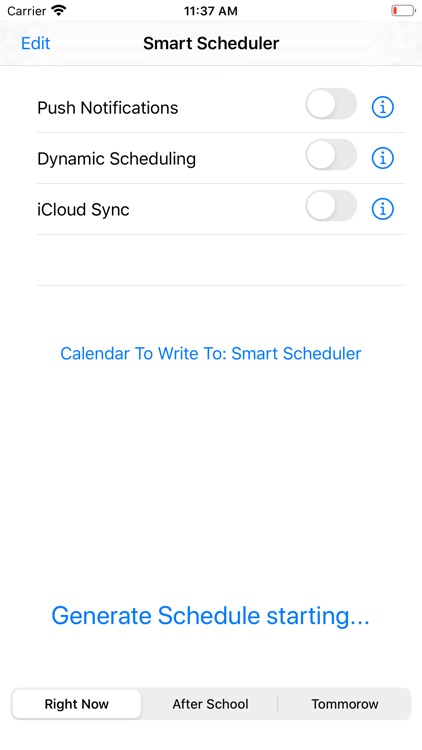 Smart Scheduler - Student