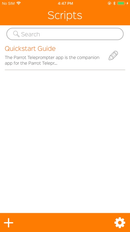 Parrot Teleprompter