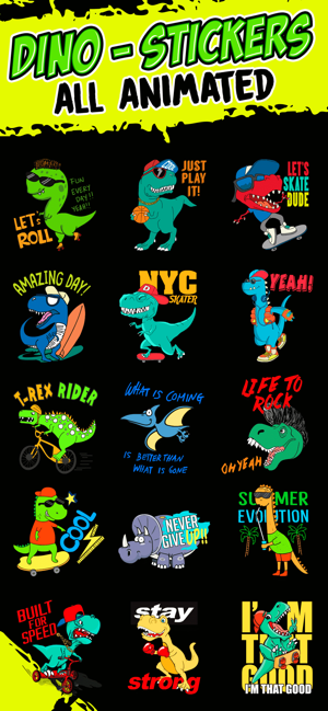 Dinosaur: Animated Stickers(圖1)-速報App