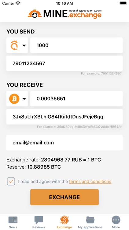 MINE.exchange screenshot-3