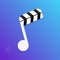 Icon Add Song to Video Editor App