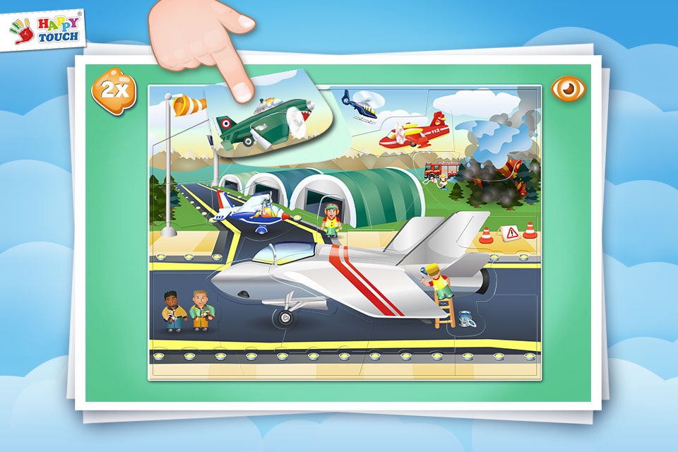 AIRCRAFT-PUZZLE Happytouch® screenshot 3