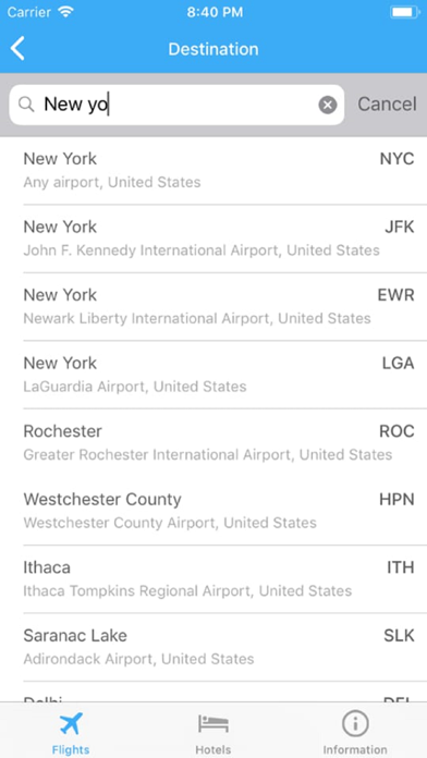 TickFlights.com screenshot 2