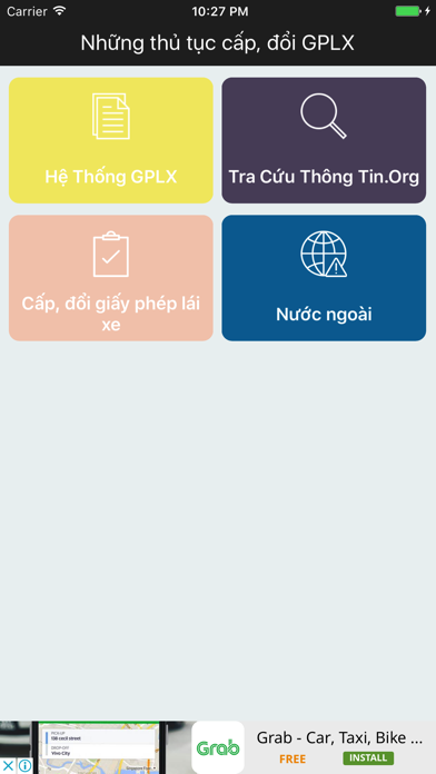 How to cancel & delete Thủ tục cấp, đổi GPLX from iphone & ipad 1