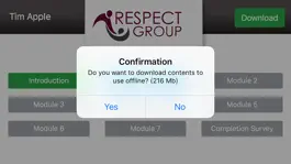 Game screenshot Respect Group Program Player apk