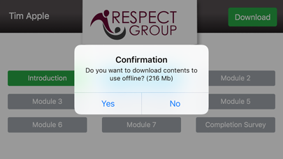 Respect Group Program Player screenshot 2