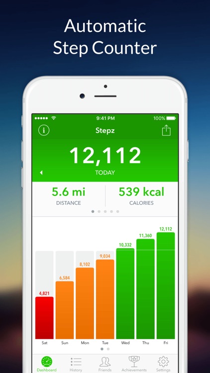 Stepz - Step Counter & Tracker screenshot-0