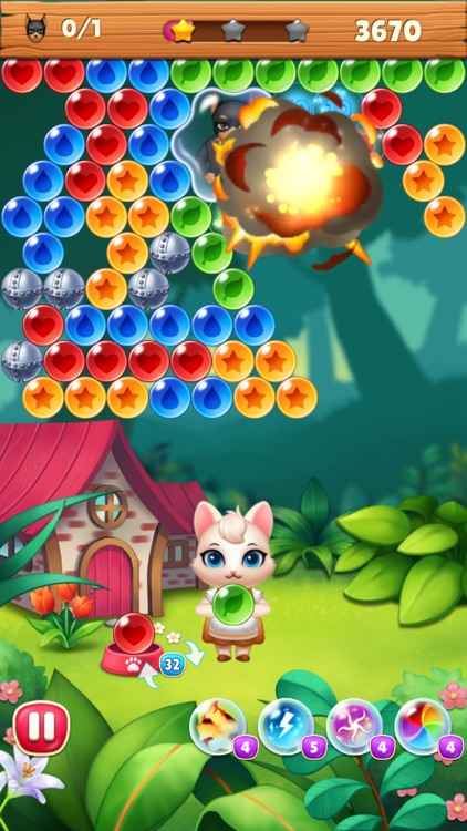 Bubble Cats Puzzle Mania screenshot-4