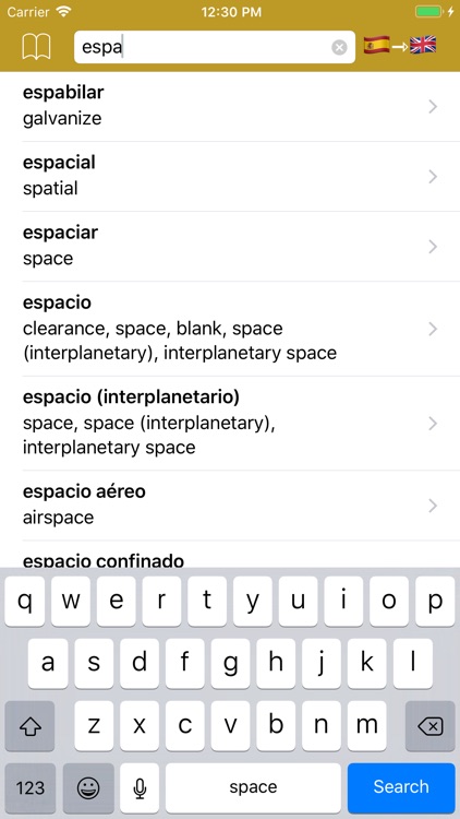 Spanish Dictionary - offline