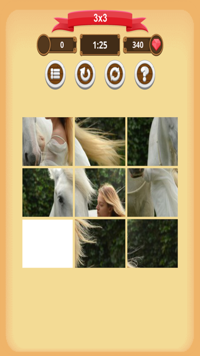 Horses - Sliding Puzzle screenshot 3