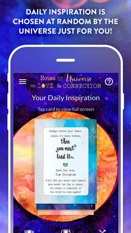 Notes from the Universe on