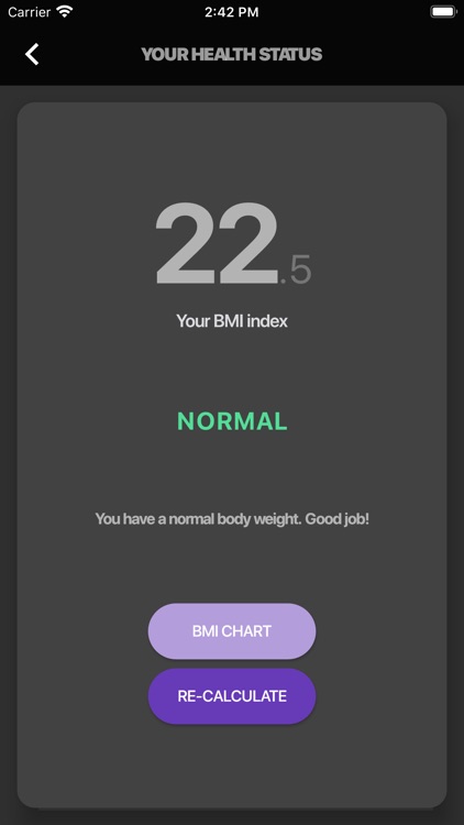 BMI -Calculate Body Mass Index