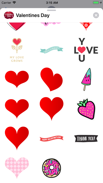 Happy Valentines Day Stickers! screenshot 4