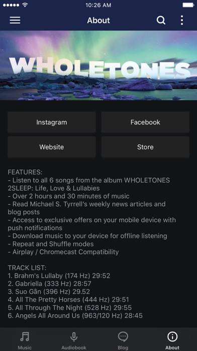 WHOLETONES 2Sleep screenshot 3