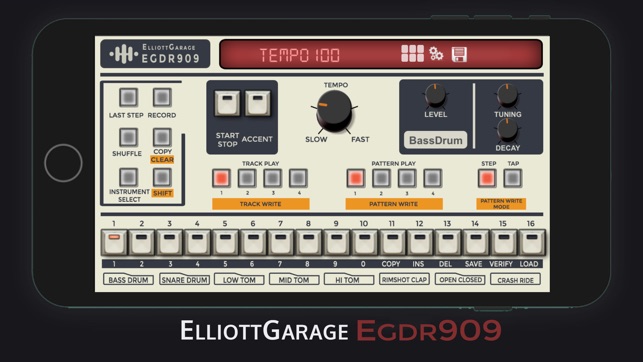 EGDR909 - 909 Drum Machine(圖1)-速報App