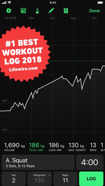 HeavySet - Gym Log Workout screenshot-0