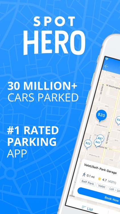 SpotHero: #1 Rated Parking App screenshot-0