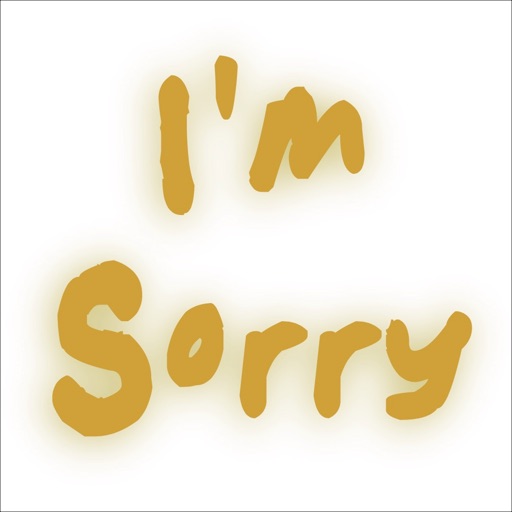 Say Sorry With Stickers iOS App