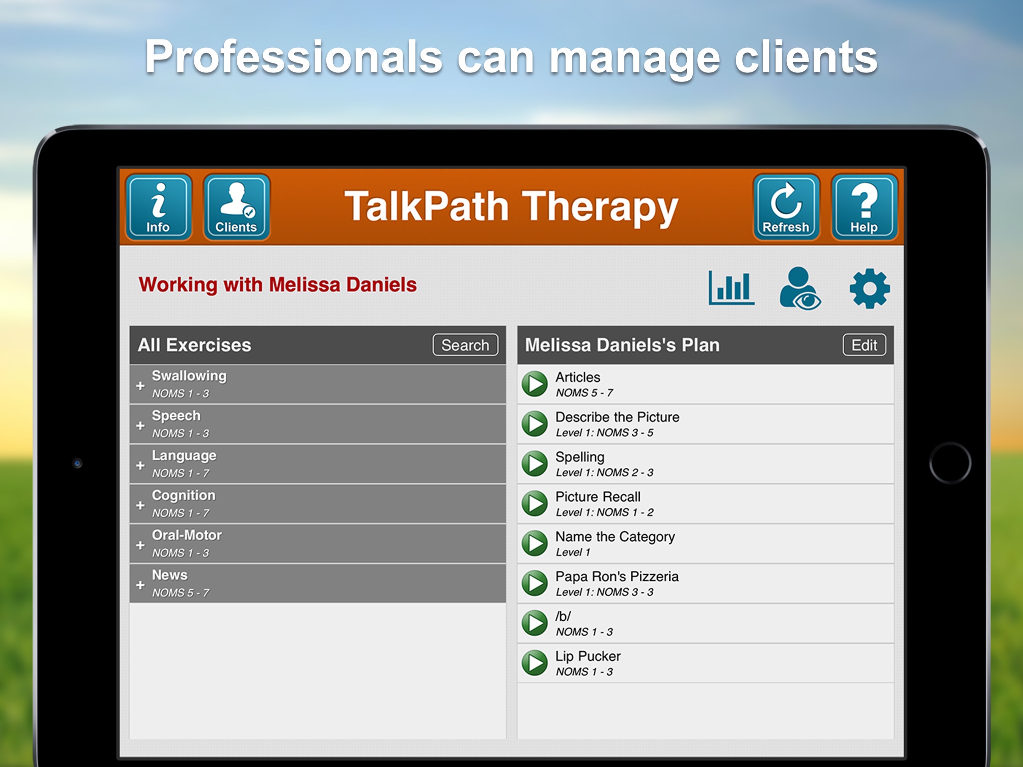 Lingraphica TalkPath Therapy screenshot 2