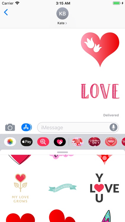 Happy Valentines Day Stickers! screenshot-2