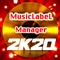 MusicLabelManager is a music industry simulator that allows players to create and run their own record label