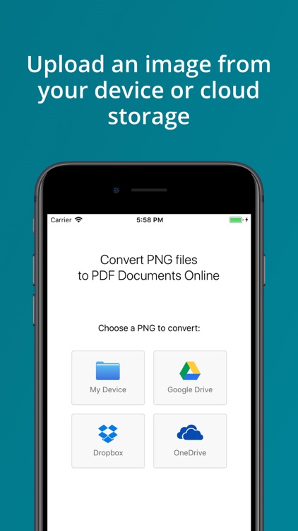 PNG to PDF converter alto app