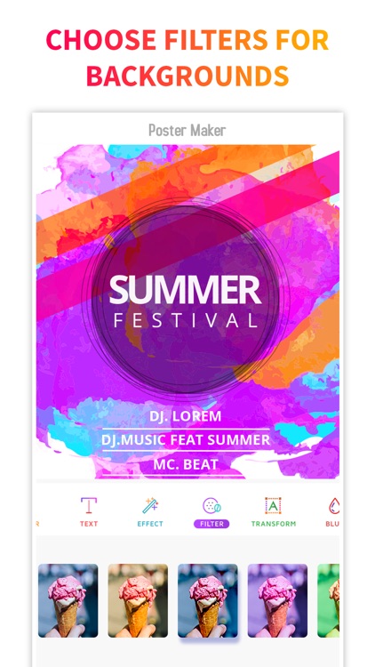 Poster Flyer Maker Icon Design