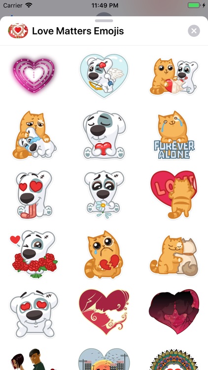 Love Matters - Emoji Stickers