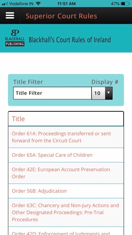 Courtrules Ireland screenshot-4