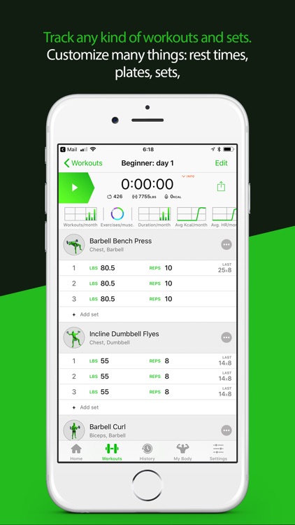 Gymaholic Workout Tracker screenshot-3